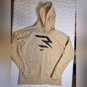 3BRAND by Russell Wilson Tan Graphic Hoodie Youth XL 13 15
